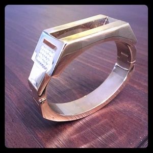 Ann Taylor Cutout Crystal Bracelet